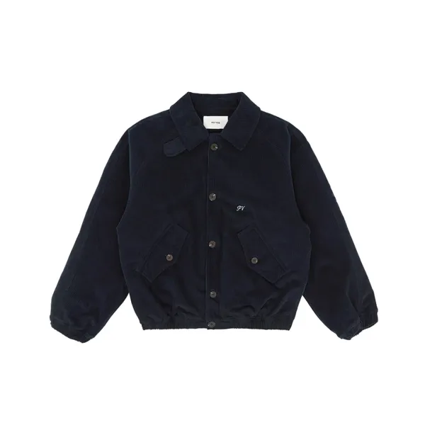 [2nd] Quilted Corduroy Jumper (ocean navy)