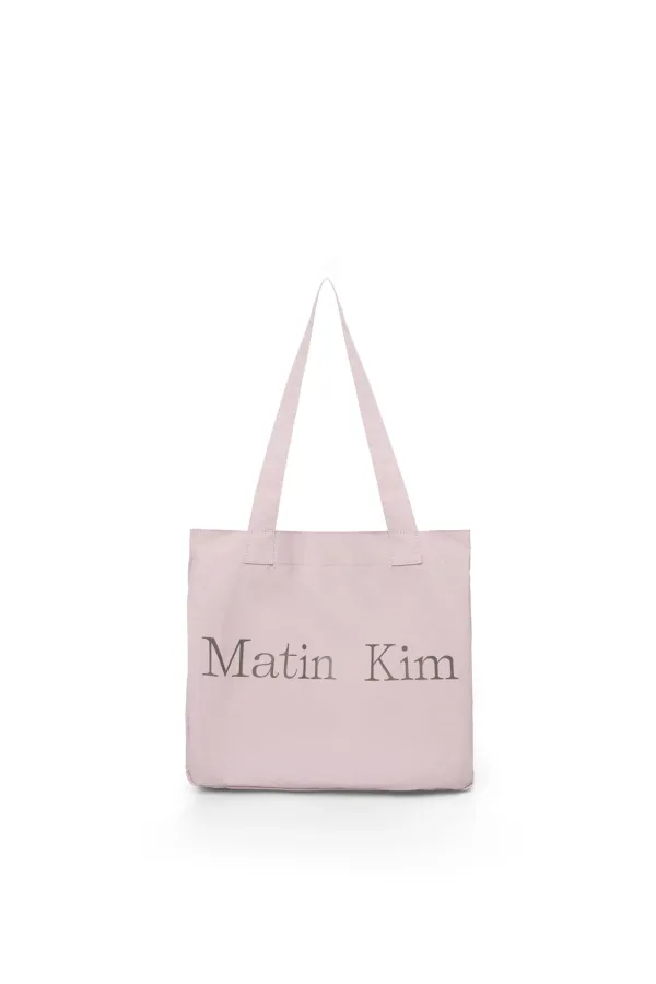 MATIN FABRIC BIG ECOBAG IN INDIAN PINK