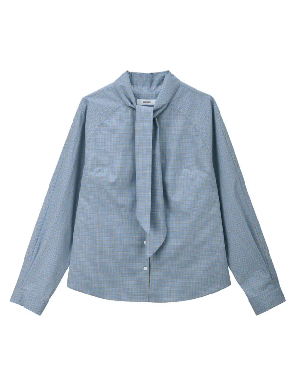 Marge Cotton Maxi Tie Blouse