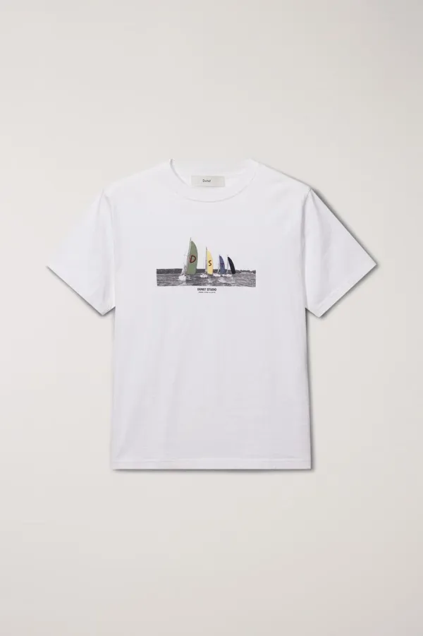UNISEX APPLIQUE YACHT T-SHRT OFF WHITE_UDTS5B134OW