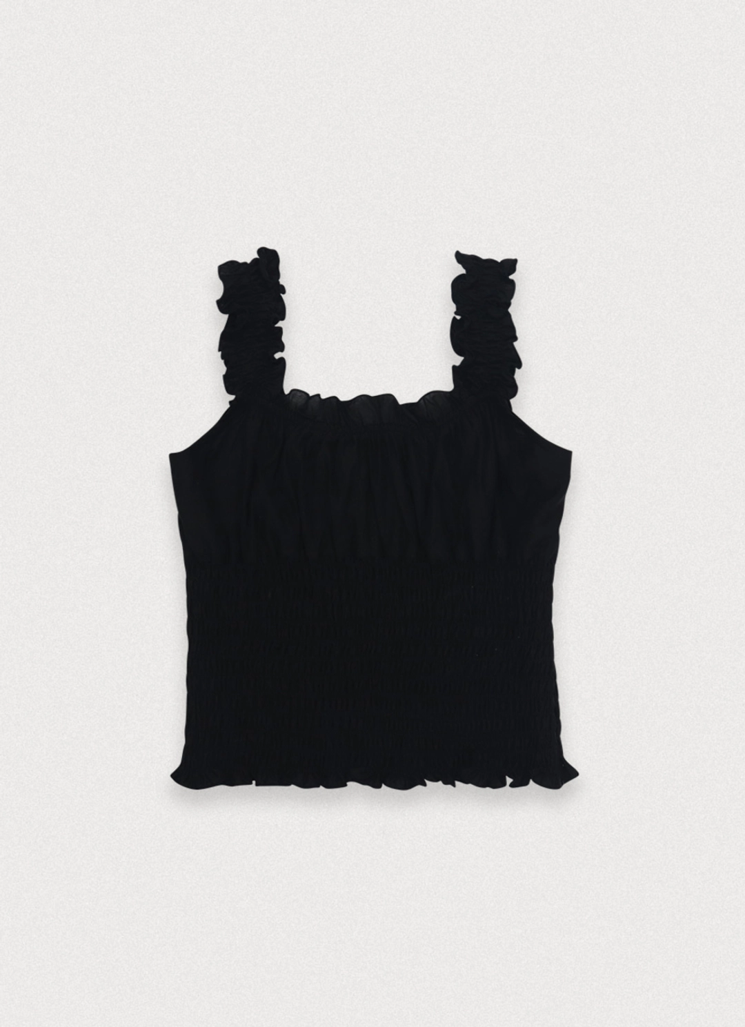 포에토 Heart smoke top - black 상품 이미지 1