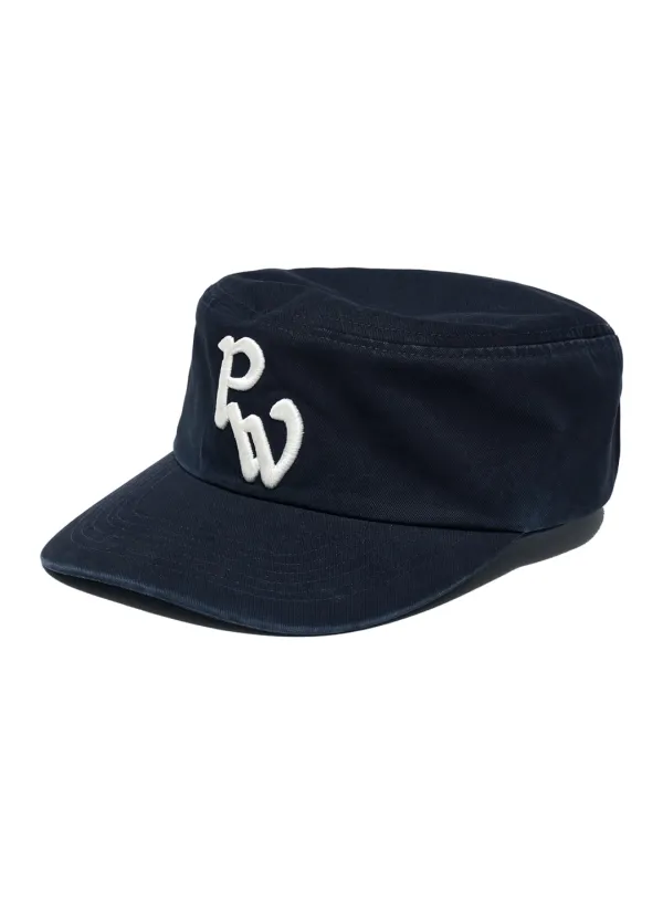 [WOMEN] PW SYMBOL PILLBOX CAP_NAVY