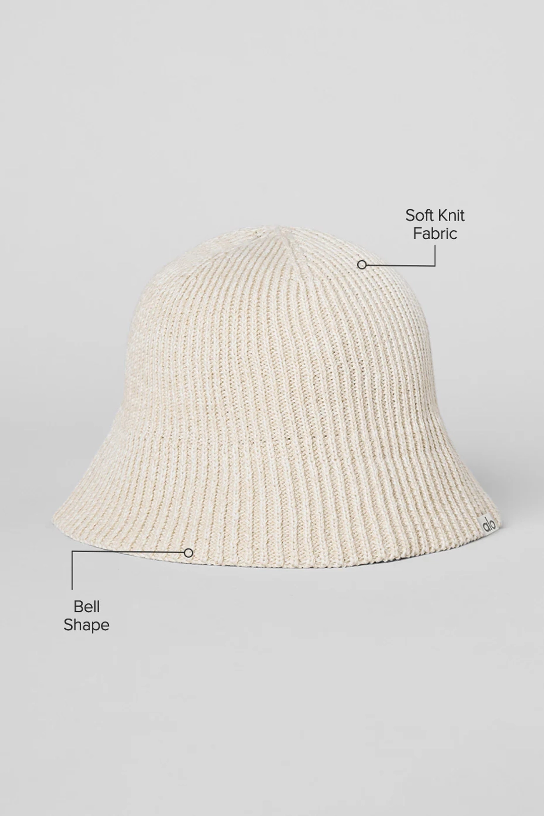알로요가 Denim Knit Cloche - Ivory/Oatmilk 상품 이미지 2