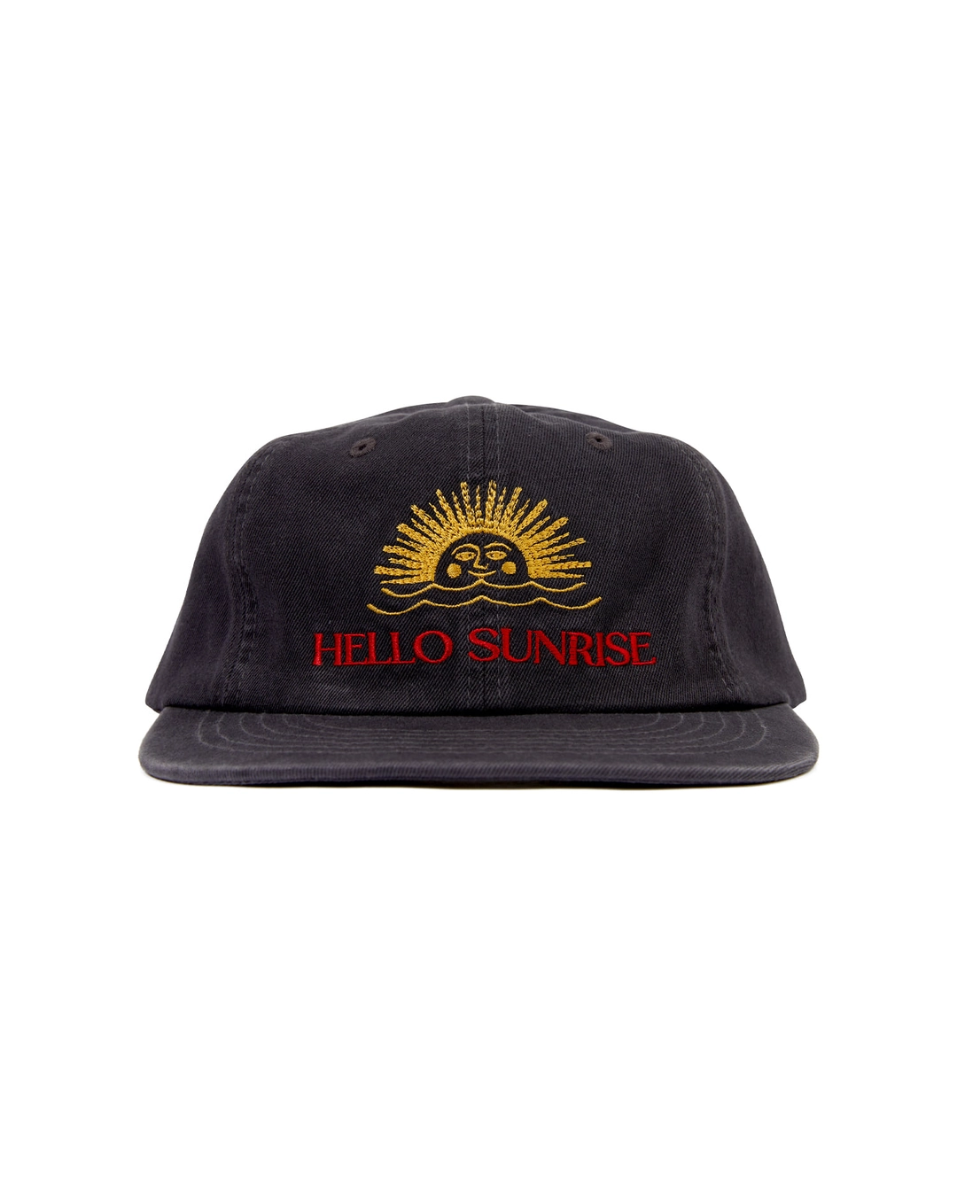헬로선라이즈 Washed Two Tone Logo 6panel Cap_Charcoal 상품 이미지 2