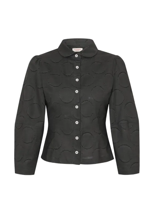 Harper Dot Shirt (Black)