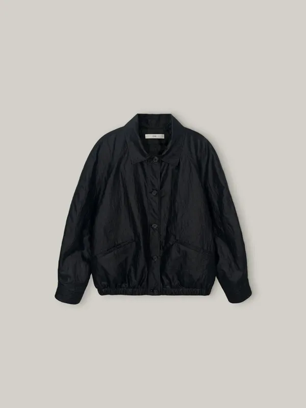 Monet nylon blouson - Black