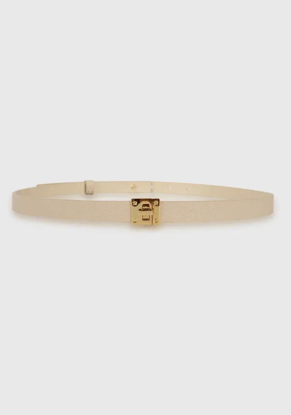 Er Mont Saffiano Belt Beige