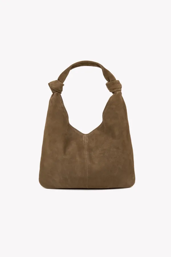 Chad Suede Shoulder Bag M (Camel)