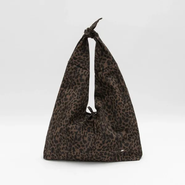 (Z-B-2474)LEOPARD MAXI KNOT BAG