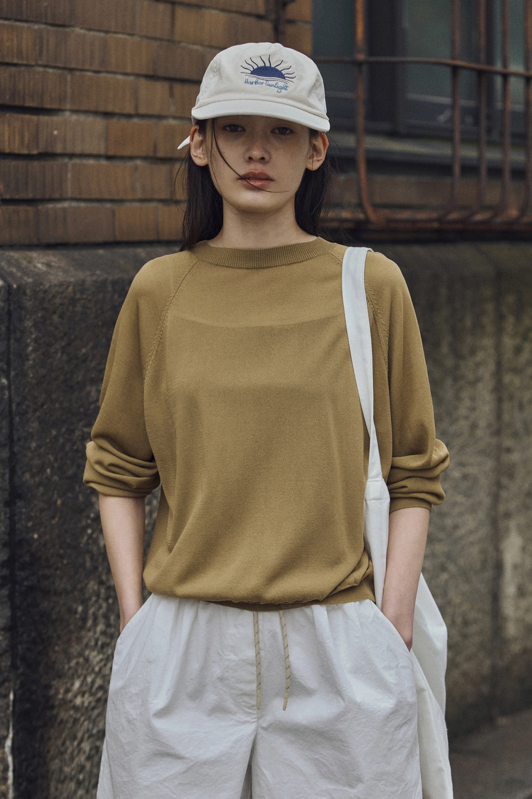 세이지먼트 SUMMER PICNIC ROUND KNIT_OLIVE 상품 이미지 2