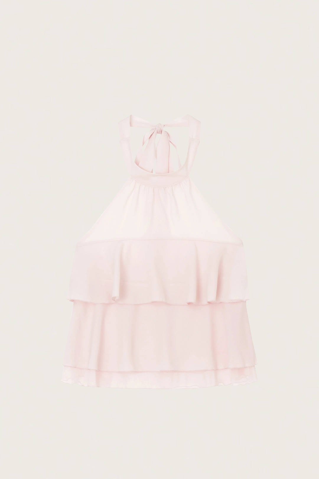 클리시어 Dear rosy chiffon halter blouse 상품 이미지 2