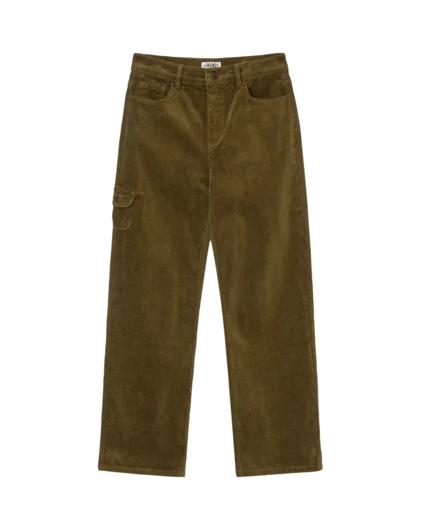 ROUND POCKET CORDUROY PANTS [KHAKI]