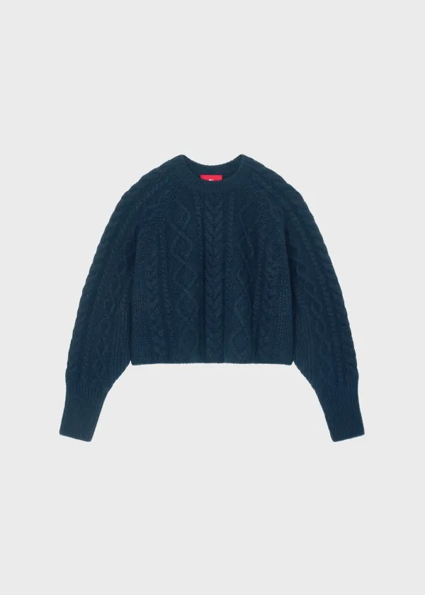 PRetty Fisherman Sweater Navy