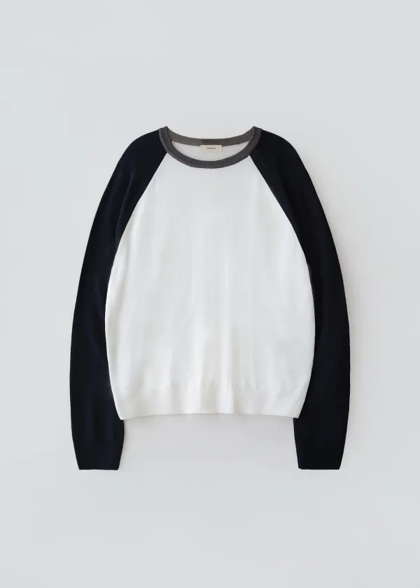 Peter raglan knit (navy)