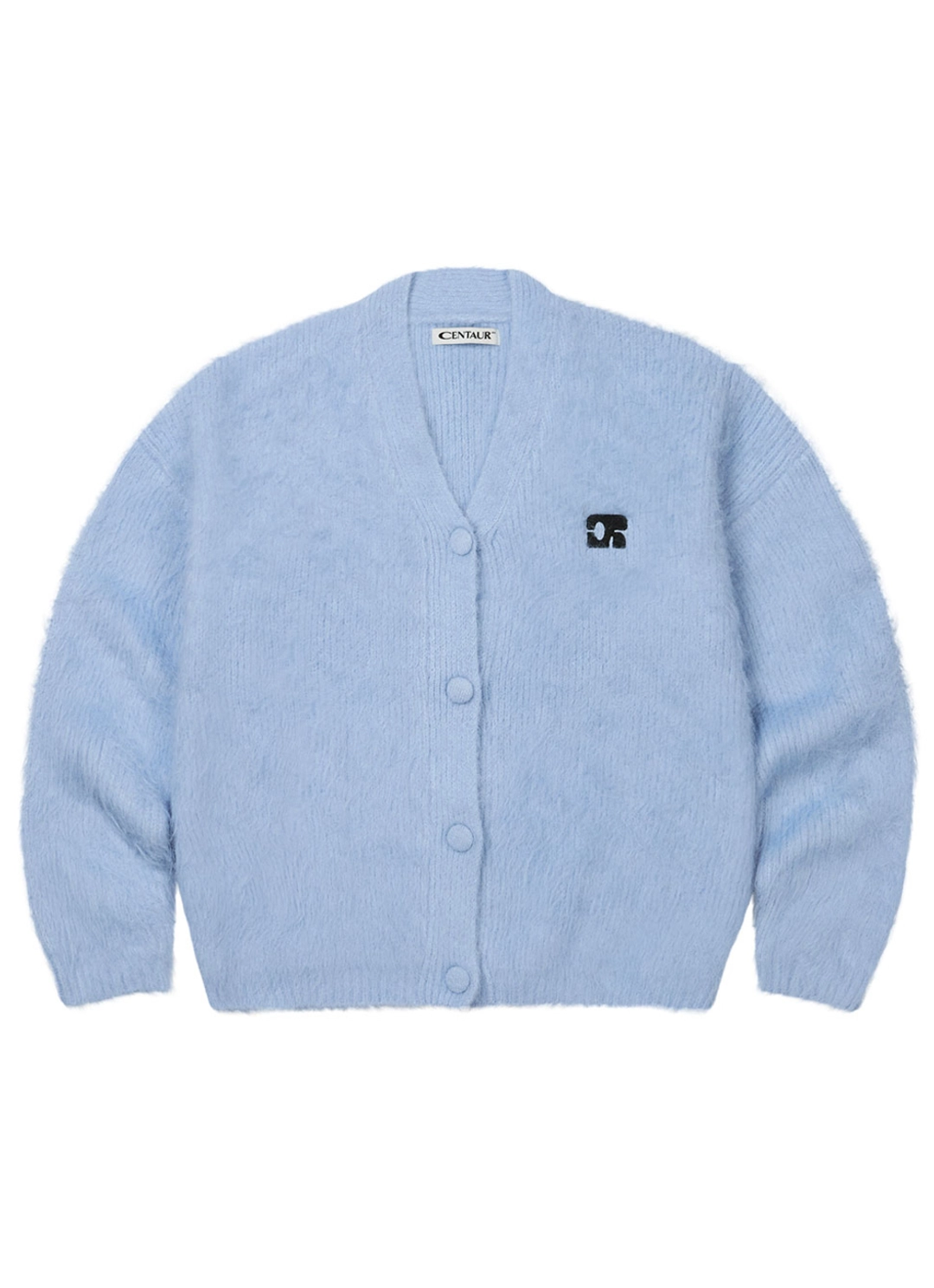 센토르 CENTAUR BULKY BRUSHED WOOL CARDIGAN_SKY BLUE 상품 이미지 1