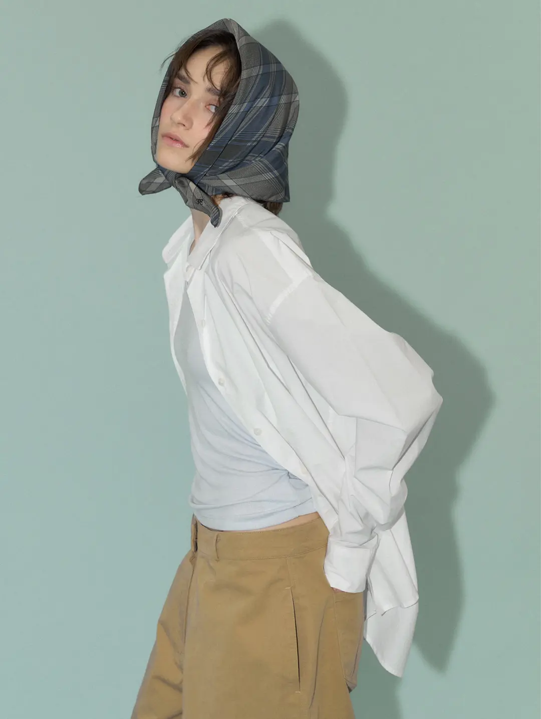 포에토 LIGHT SIGNITURE SHIRTS - WHITE 상품 이미지 2