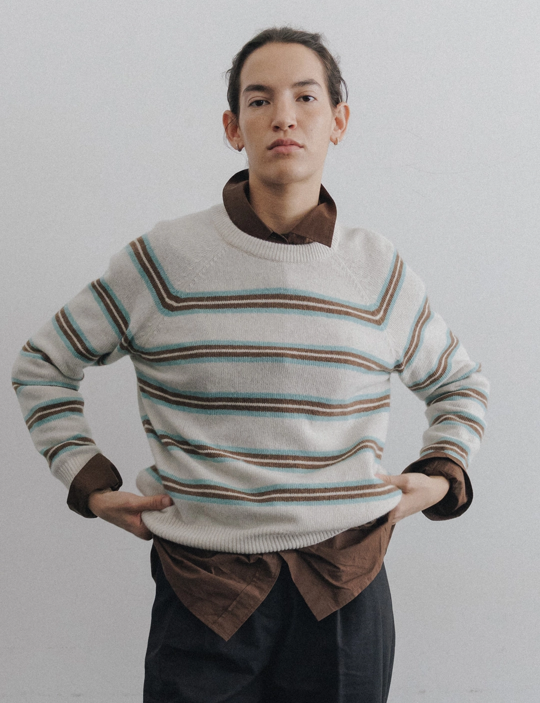 시엔느 Dilan Wool Knit (Oatmeal) 상품 이미지 1