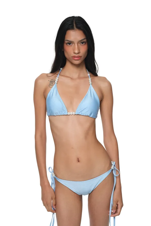 PEARL GLITTER BIKINI (LIGHT BLUE)