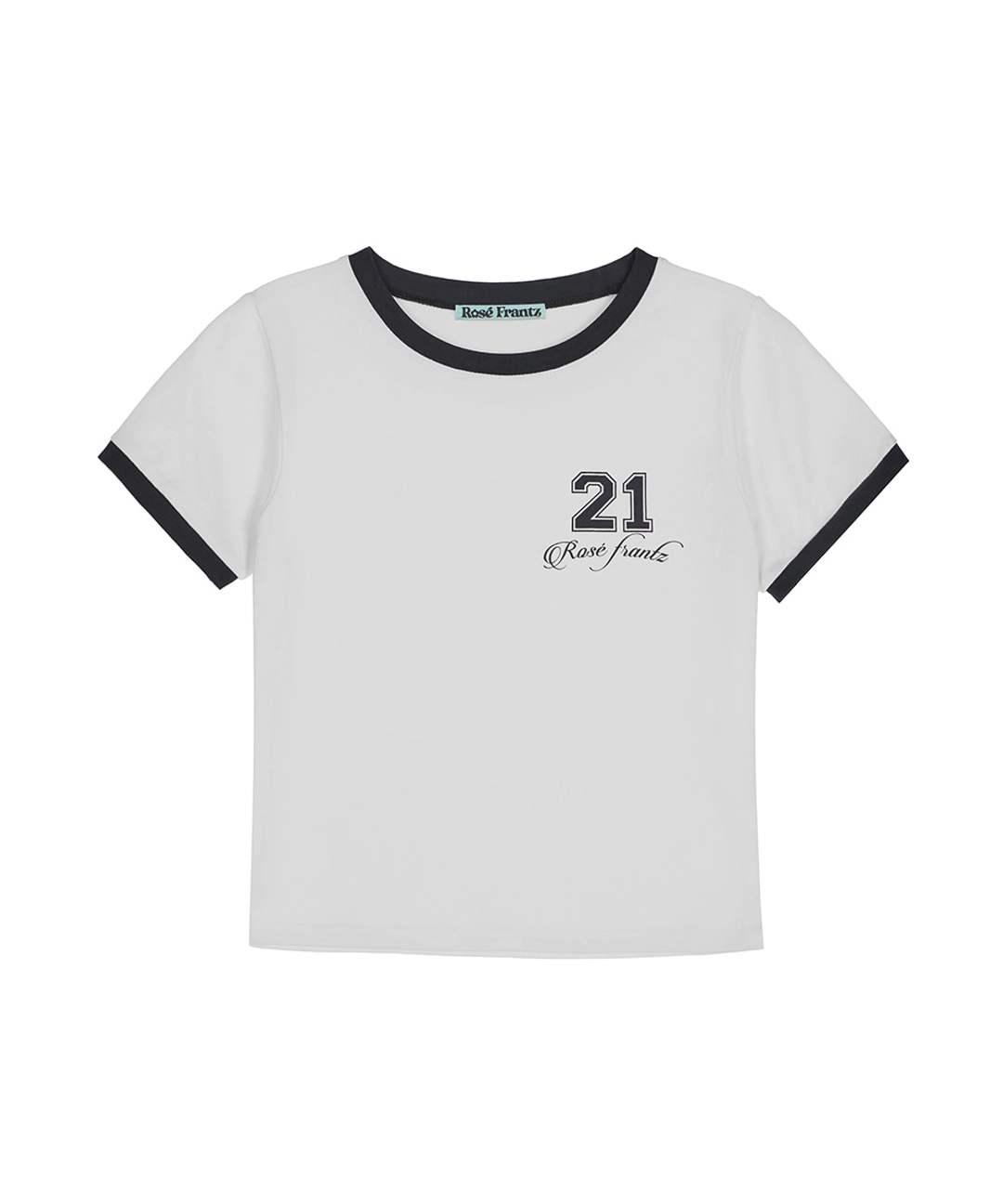로제프란츠 No.21 Ringer T-shirt [White] 상품 이미지 2