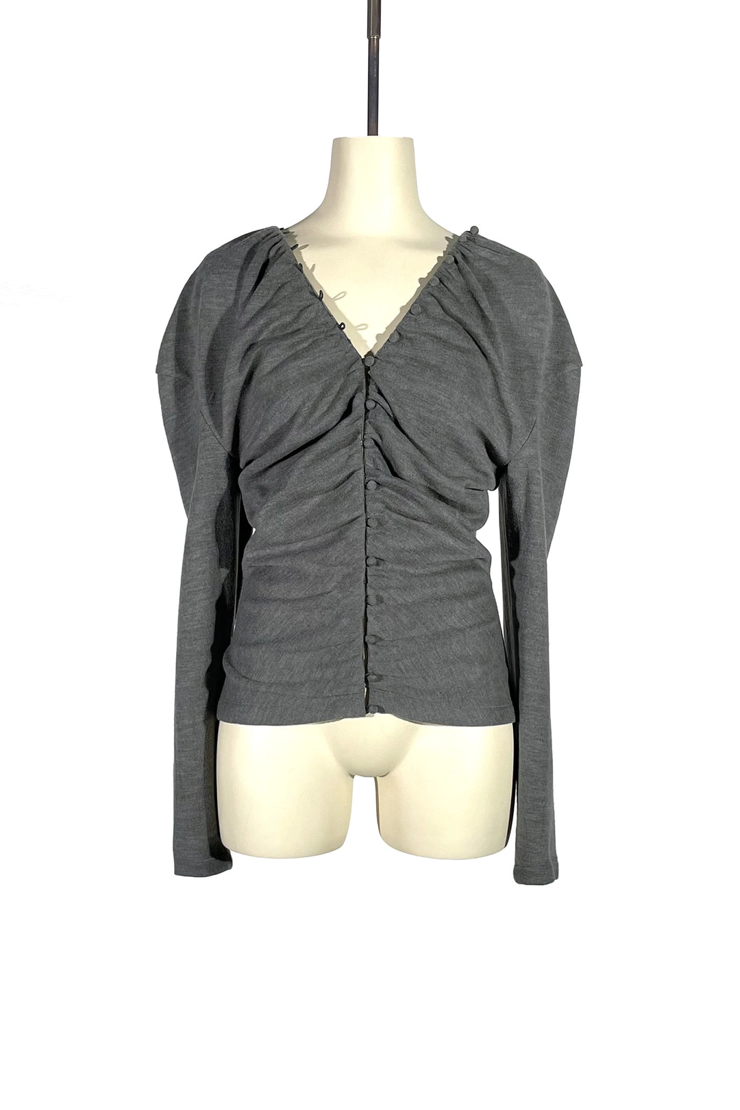 푸쉬버튼 FW25 GRAY BUTTON LINK TOP 상품 이미지 2