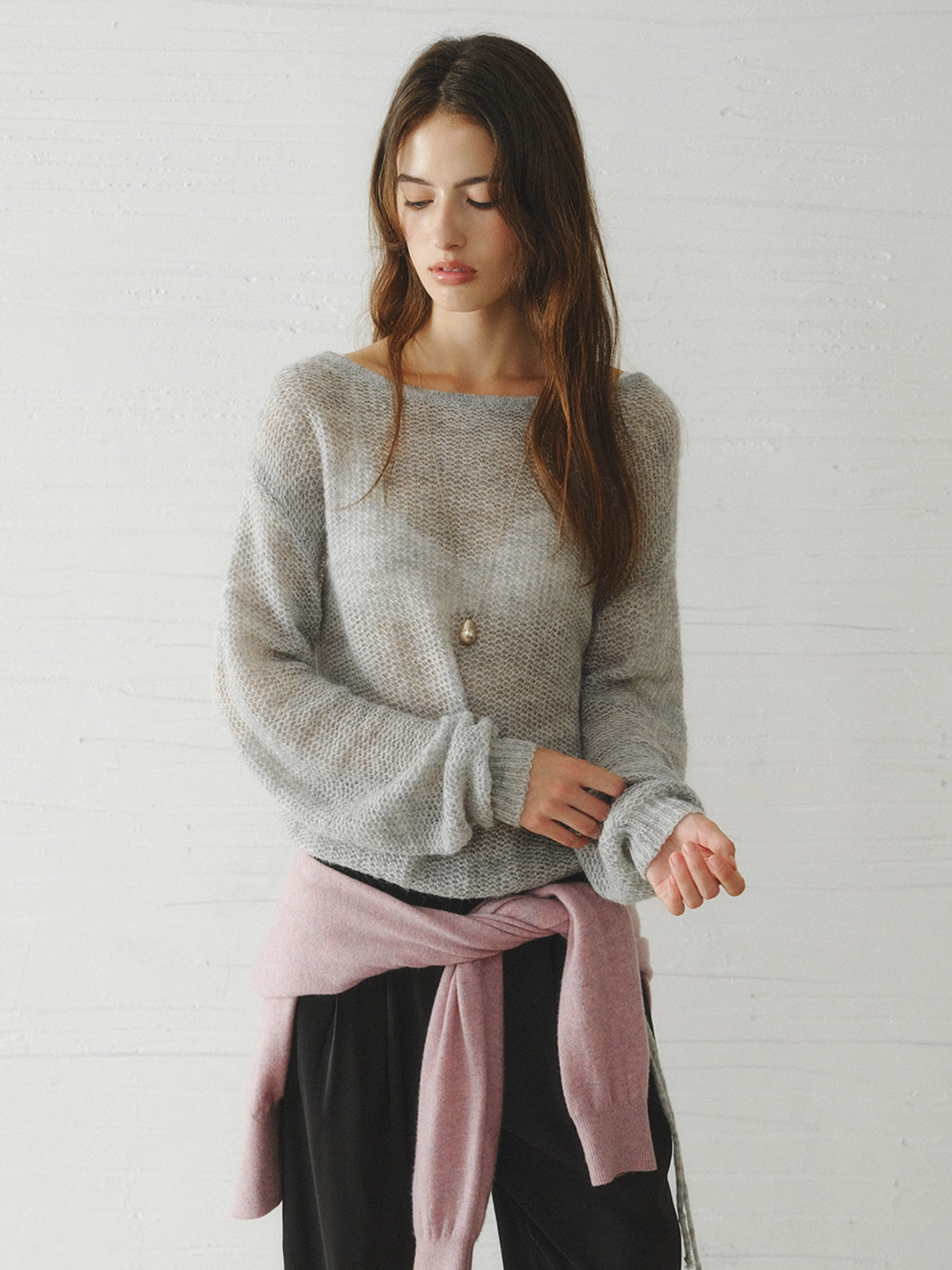 르니나 HARPER crop knit_2colors 상품 이미지 3