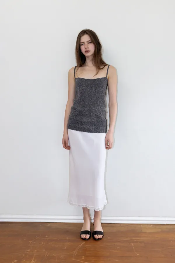 [3rd] Sway Lace Midi Skirt_Ivory