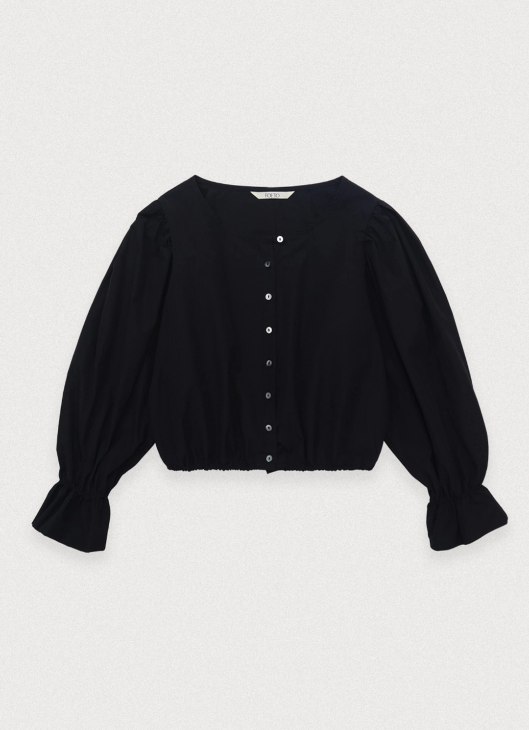 포에토 Verto blouse - black 상품 이미지 1