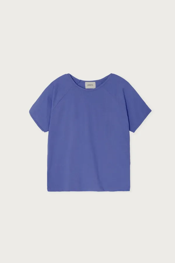RAGLAN SHORT SLEEVE T-SHIRT EARTH BLUE