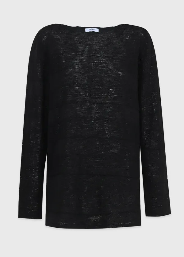  [44-120]  Iliana Boucle Seethrough Knit  일리아나 부클 시스루 니트 (봄-여름-가을-데일리룩-바캉스룩-캐주얼룩-부클니트-시스루니트-빅사이즈-자체제작) 