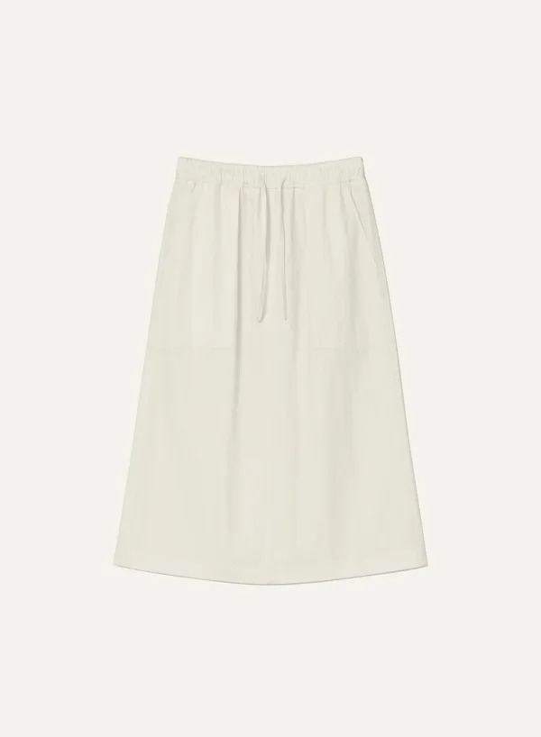 Linnea Cotton Skirt Ecru