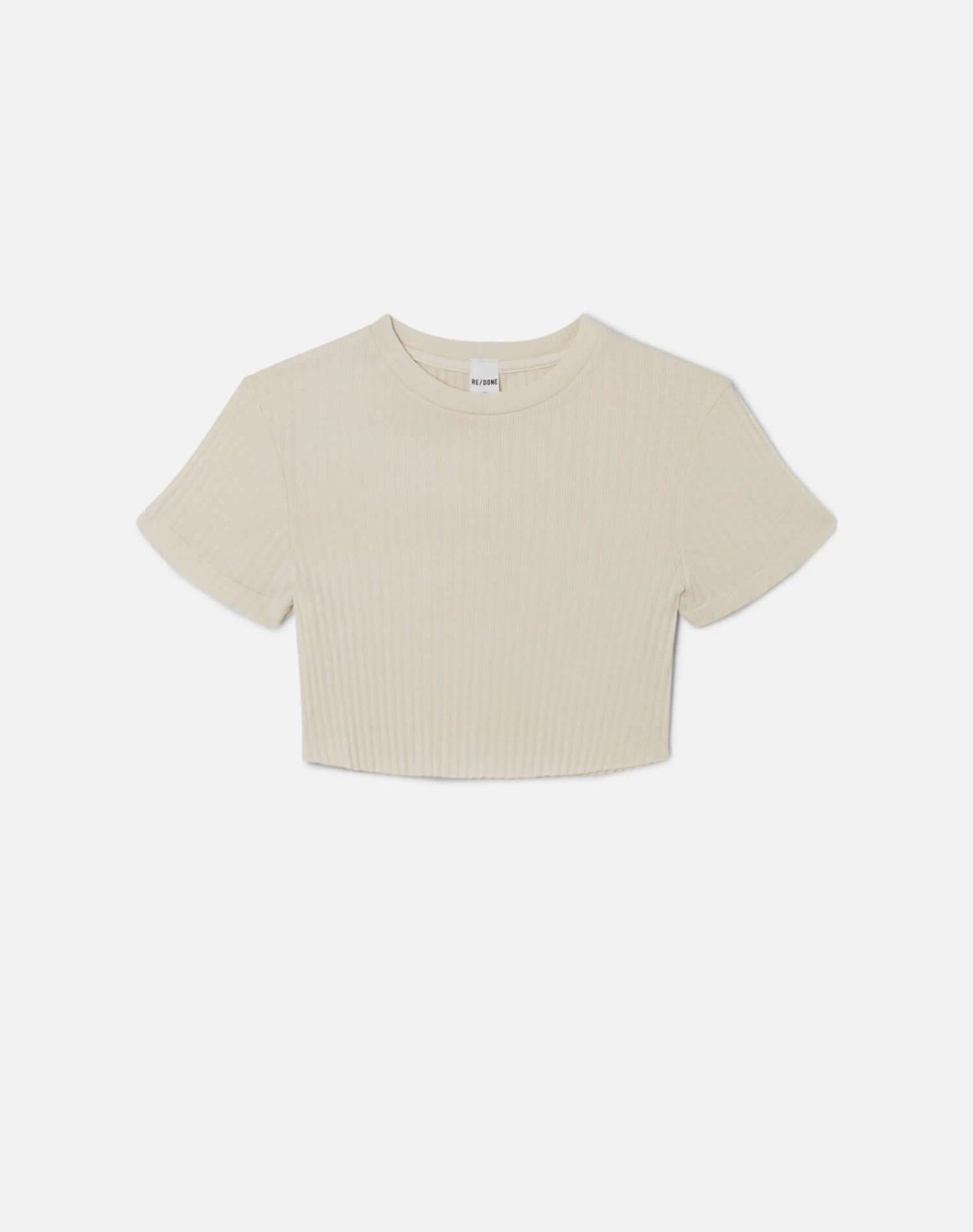 리던 Cropped 60s Slim Tee - Vintage White 상품 이미지 1