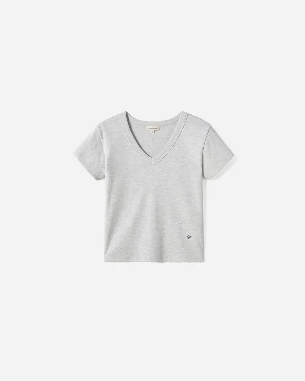 Fleu Cotton V-neck T-shirt