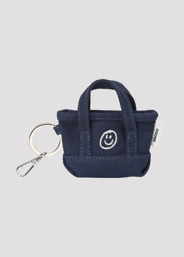 KEYRING CANVAS BAG NAVY