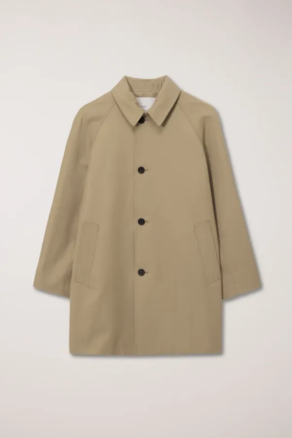 UNISEX HALF MAC COAT CLASSIC BEIGE