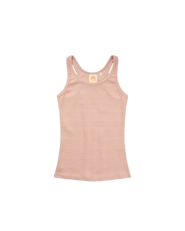 HS Stripe Sleeveless(W)_VTG Pink