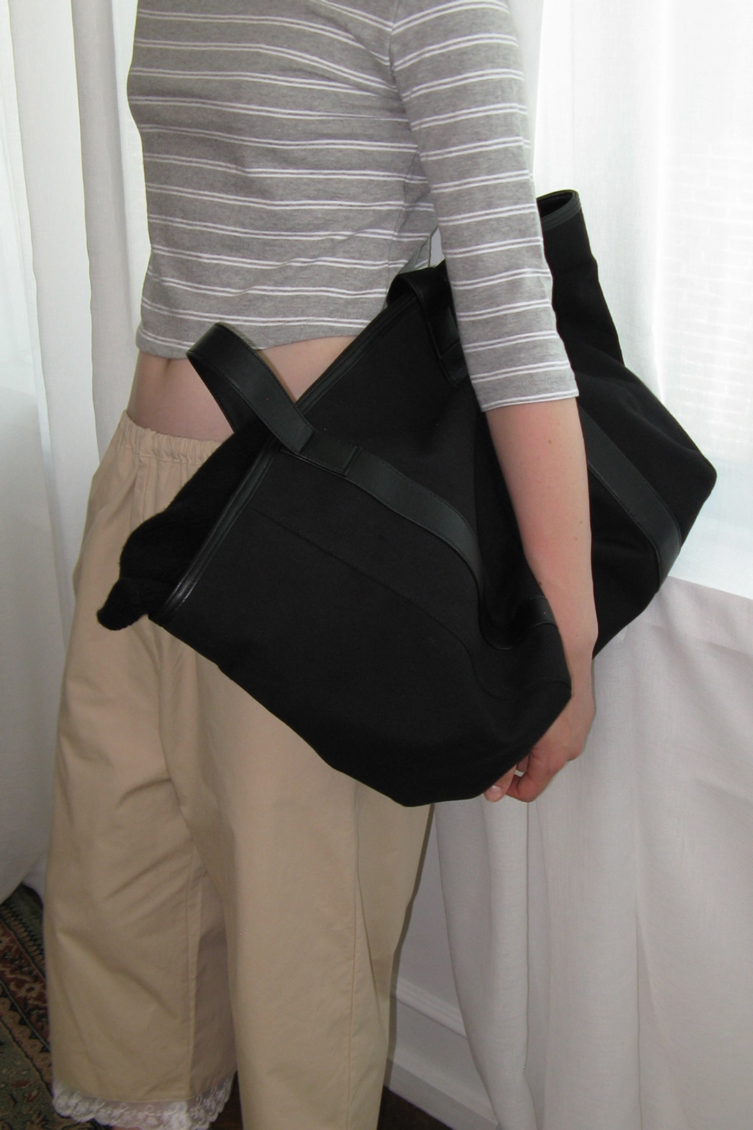위드아웃썸머 Carry shoulder bag_black 상품 이미지 2