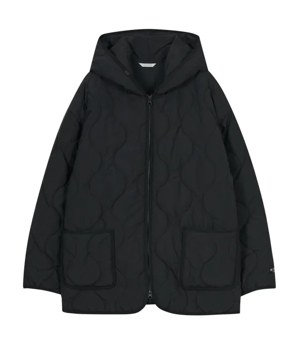 Quilted Puffer Jacket [Black]