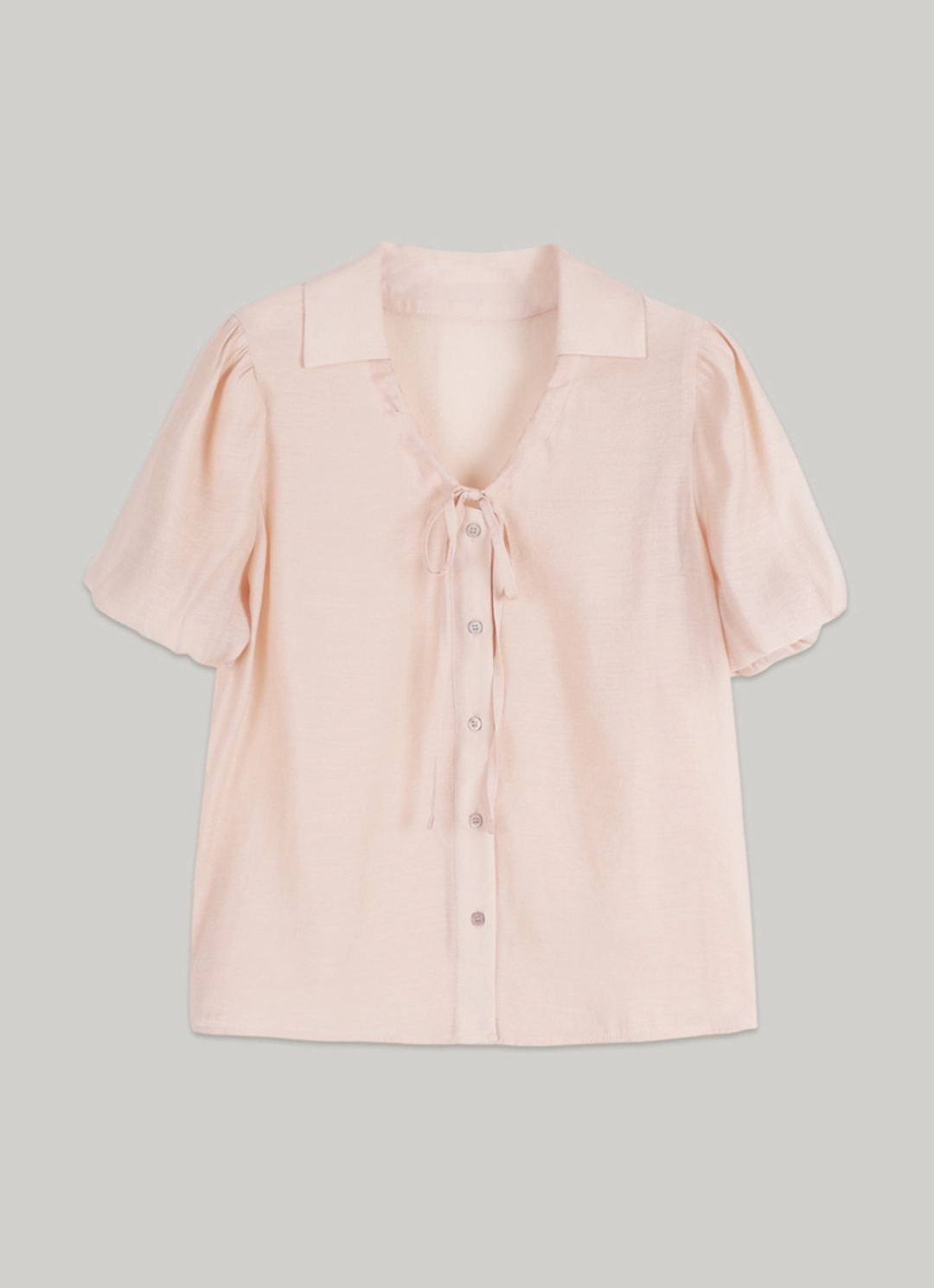 아워코모스 comos 1489 double-sleeve string blouse (rose pink) 상품 이미지 1