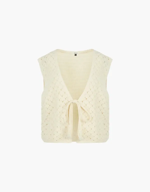 dia skashi vest - ivory