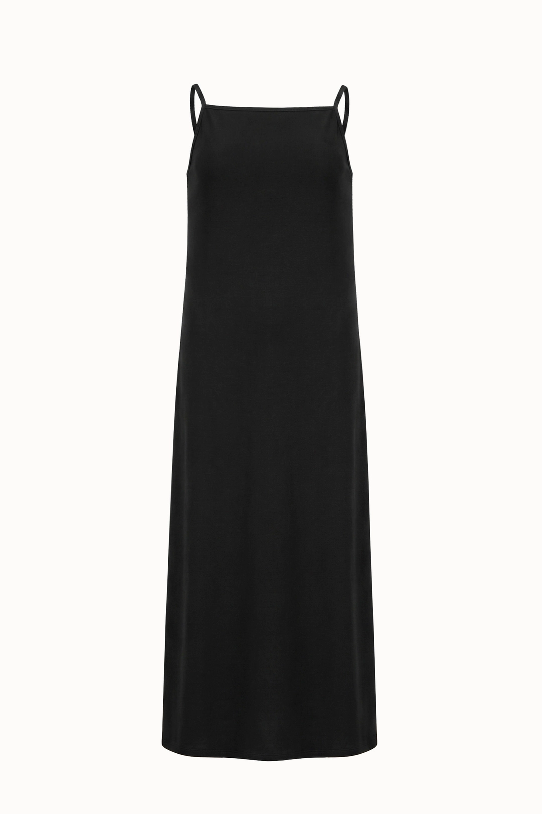 라메레이 [3차 리오더]Boat Neck Jersey Maxi Dress[LMBFSUDR810]-Black 상품 이미지 1