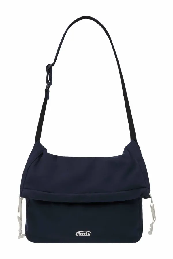 JERSEY FOLDING CROSSBODY BAG-NAVY