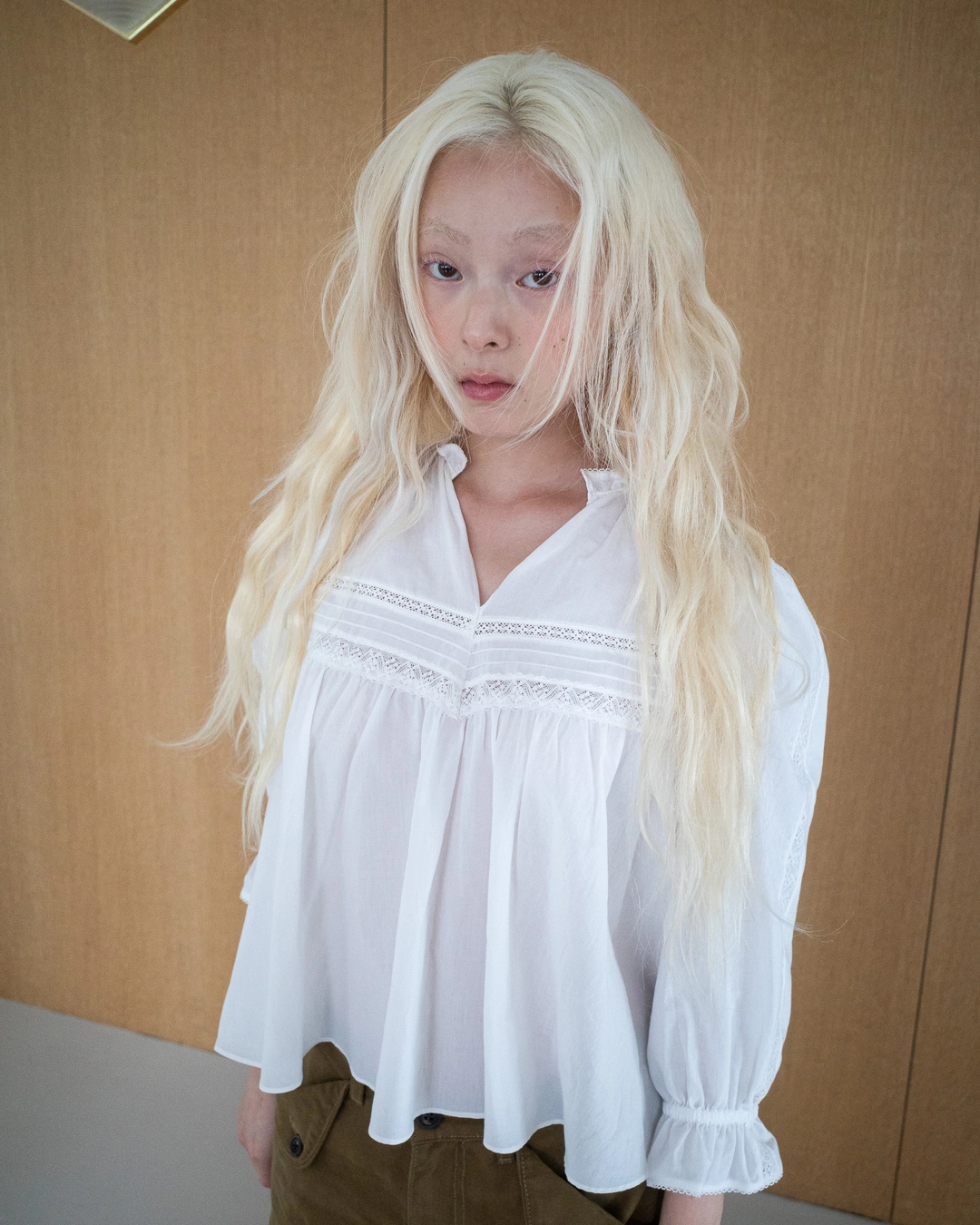 플레따 flétta Cut out Lace Blouse 상품 이미지 2