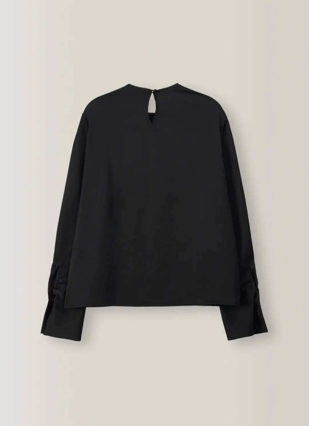 노미나떼 Helen Round Cuffs Blouse (Black) 상품 이미지 3