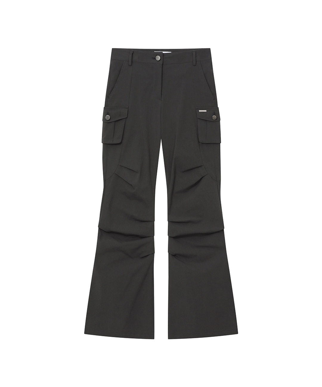 미세키서울 [Hannah X Misekiseoul] Hannah side pocket flared pants CHARCOAL 상품 이미지 1