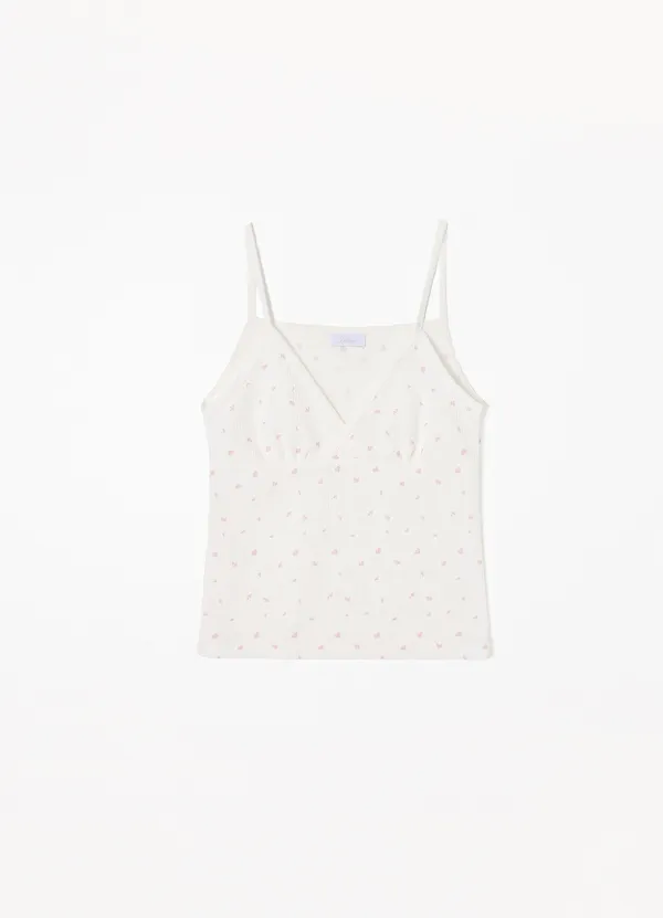 3RD Garden Eyelet Sleeveless(Floral)