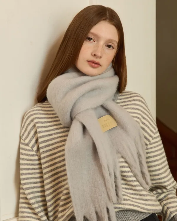[선물포장] Milk sugar long muffler - 6color