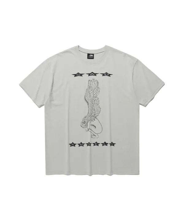 sad angels star tee[grey]