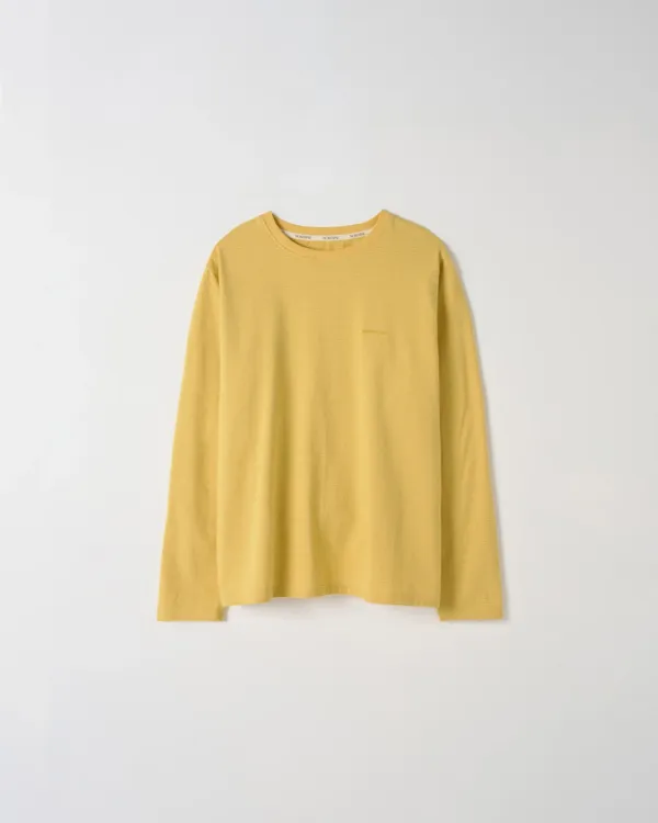 Stripe Long Sleeve T-shirt [YELLOW]
