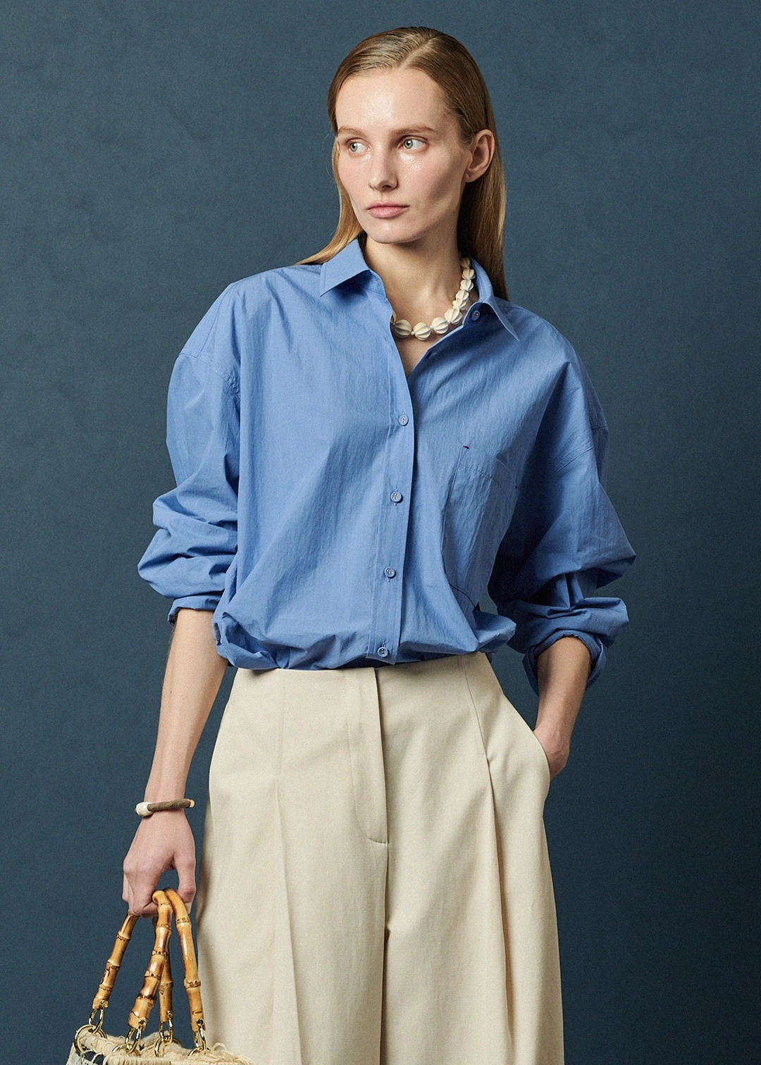 메종드이네스 URBAN AIR OVERSIZED SHIRT 상품 이미지 2