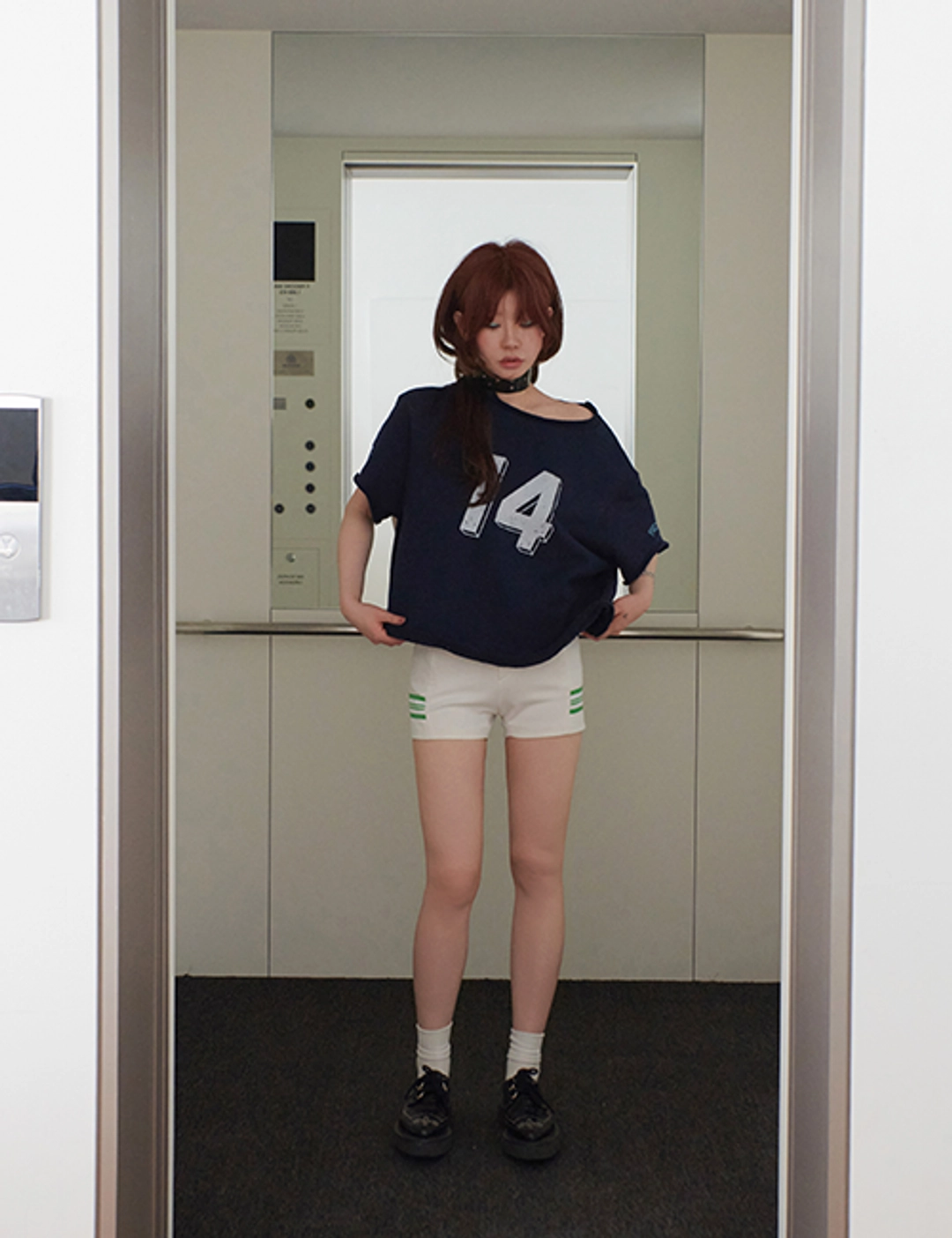 프레클 oversize crop mtm 상품 이미지 2
